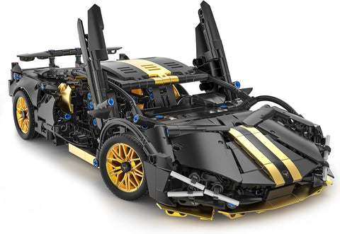 1309 Piece Hyper Sports Car Building Blocks Set MOC 1:14 Technical Cars
