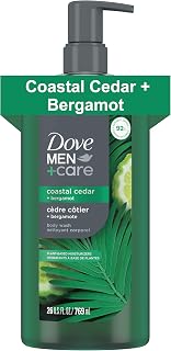 Dove MEN Body Wash, Coastal Cedar + Bergamot, Moisturizing for Men, 26oz - Personal Care
