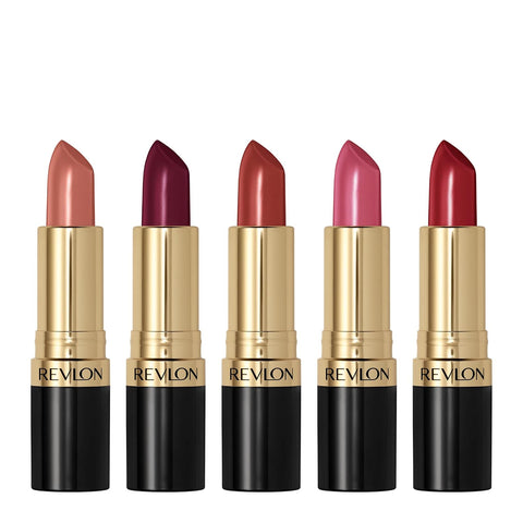 REVLON Super Lustrous Lipstick Gift Set, 5-Piece - () (0.15 Ounce, Pack Of 5)
