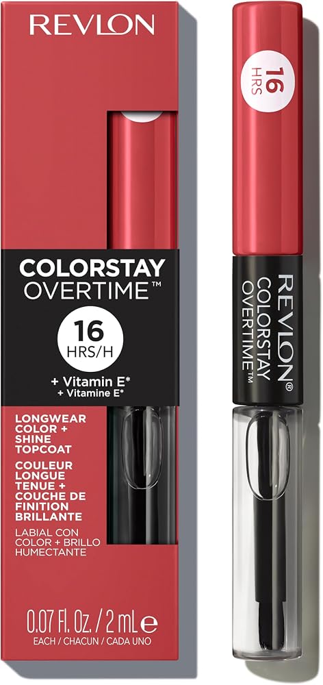 Revlon ColorStay Overtime Lipcolor, 020 Constantly Coral, 0.07 fl oz - Personal Care