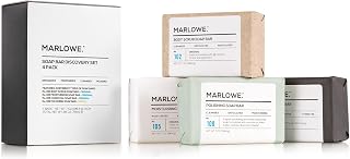 Marlowe. Soap Discovery Gift Set, Mens Skin Care Variety Selection, 4 Pack - Personal Care