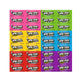 Generic Candy Assortment Now And Later, 6 Flavors, Watermelon, Apple, Banana, Blue Raspberry, Strawberry, Grape,Taffy Candy For Parties & Snacking 0.93 Oz, 6 Of Each Flavor, 36 Pack
