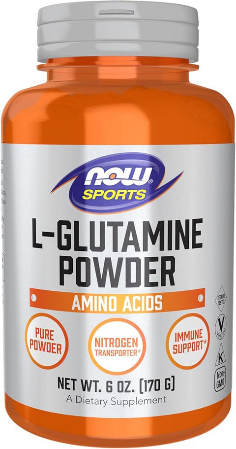 NOW Sports, L-Glutamine Powder, Amino Acid, 6 oz