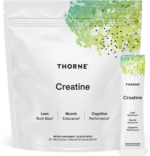 THORNE Creatine, Micronized Creatine Monohydrate Powder, 30 Servings