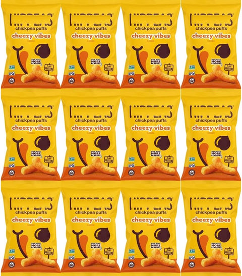 Chickpea Puffs Cheezy Vibes, 1.5 oz Bags, 12 Pack