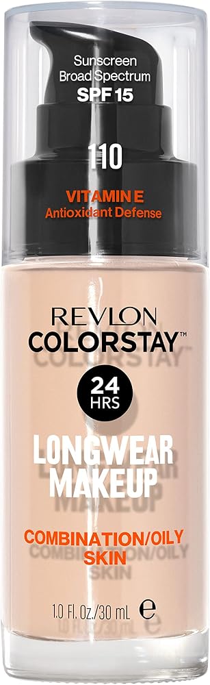 Revlon Colorstay Longwear Makeup Combo/Oily, 110 Ivory, 1 fl oz