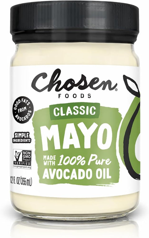 Chosen Foods Classic Avocado Oil Mayonnaise, 12 Fl Oz (Pack Of 1) - Personal Care