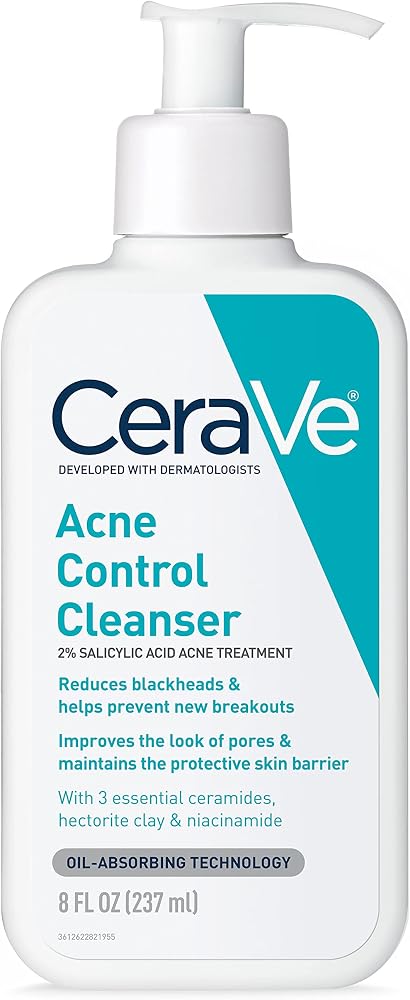 Facial Cleanser for Pore & Excess Oil Care, Salicylic Acid Face Wash - Personal Care
