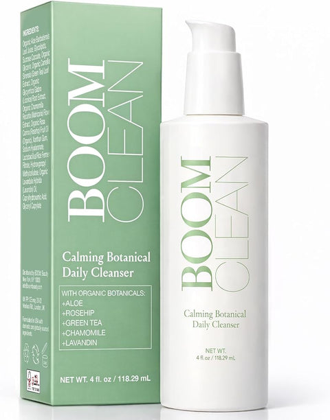 Boom Clean® Face Wash for Women, Gentle Daily Facial Cleanser 4 oz - Personal Care