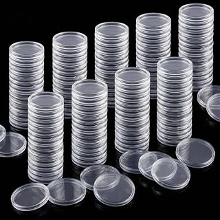 Yookeer 200 Pcs Coin Capsules for Penny, 19.1mm Coin Holder