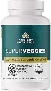 Ancient Nutrition Regenerative Organic Certified SuperVeggies Capsules