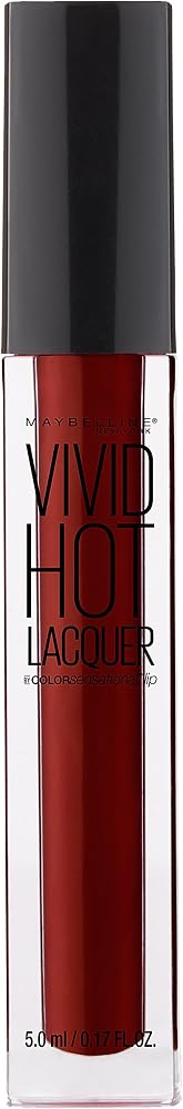 Maybelline New York Color Sensational Vivid Hot Lacquer Lip Gloss, Classic, 0.17 Fluid Ounce - High Impact Finish - Lipstick - Lip Makeup