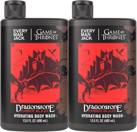 Every Man Jack Game of Thrones Collector's Edition Body Wash Gift Set of 4 - Personal Care