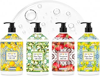 Soap Tiles Hand Soap | Home and Body Company | 21.5 fl oz Bottles | | Sweet Orange | Olive Thyme | Pomegranate | Meyer Lemon - Personal Care