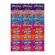 Assorted Candy Mix Variety Pack – 4 Flavors of Mike and Ike & 4 Flavors of Now and Later – 3 of Each Flavor – Bulk 24 Pack – Fruit Chewy Candy – Individually Wrapped for Snacking, Parties & Sharing