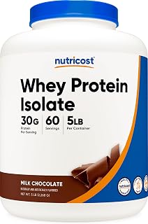 Nutricost Whey Protein Isolate Powder (Milk Chocolate) 5LBS