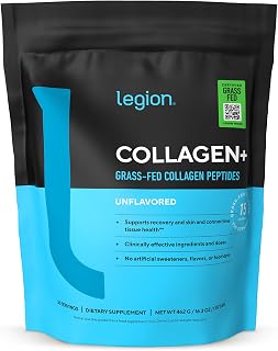 Legion Hydrolyzed Collagen Peptides Powder, Unflavored, 30 Servings