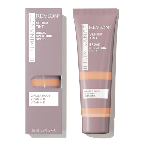 Revlon Illuminance Tinted Serum, Triple Hyaluronic Acid, Evens Out Skin Tone Over Time - Light Tan (0.94 Fl Oz)