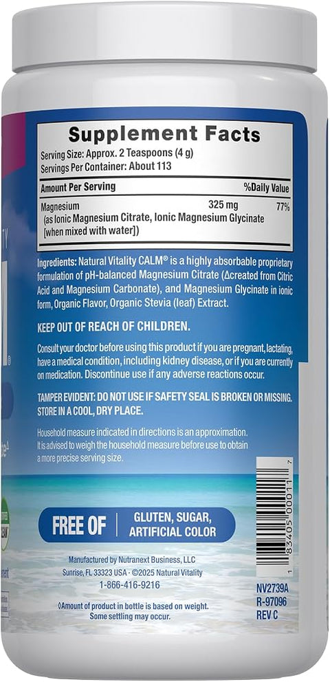 Natural Vitality Calm Magnesium Powder