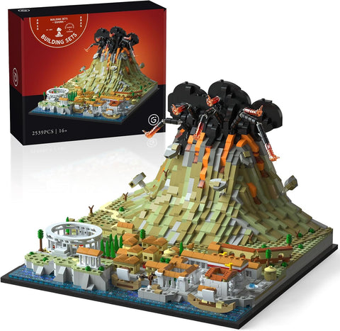 Givenni Architecture Ancient City of Pompeii Building Kit