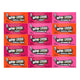 Variety Pack Now and Later Candy, 15 Individually Wrapped Pieces, 5 Each of Cherry, Tropical Punch, Watermelon, Long-Lasting Chewy Candy, 0.93 oz per Pack, Perfect for Sharing or Gifting