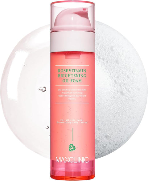 Maxclinic K Beauty Rose Vitamin Oil To Foam - Makeup Face Wash Cleanser - Personal Care