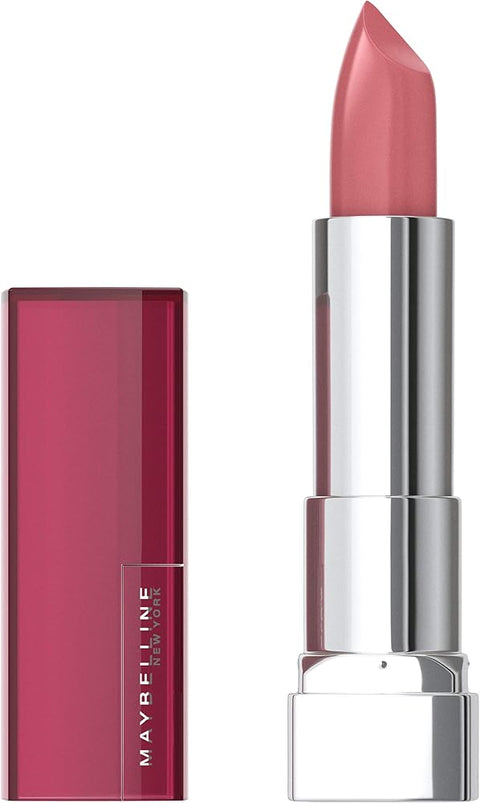 Maybelline Color Sensational Lipstick, Lip Makeup, Cream Finish, Hydrating Lipstick, Flush Punch, Nude Pink ,1 Count