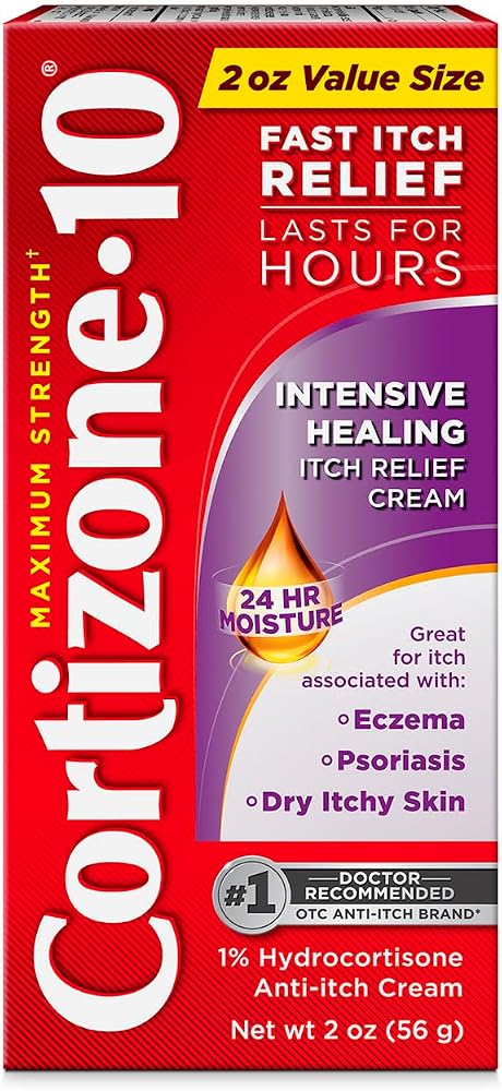 Cortizone-10 Max Strength Intensive Healing Itch Relief Cream, 2 oz.