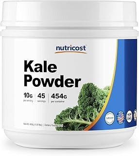 Nutricost Organic Kale Powder 1LB, Gluten-Free, Certified USDA Organic