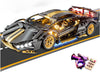 Sport Car Building Block Sets for Adults,1:14 Technical Race Car with LED Collectible Model Scale Engineering Toys Gifts for Boys Men Teens Black Supercar Fans 8+ 8-12 12-16 13 14 14+