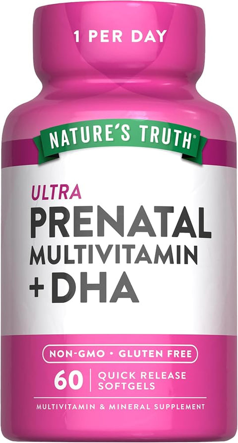 Nature's Truth Prenatal Vitamins for Women | 60 Softgels