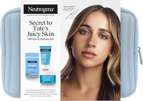 Neutrogena Refresh & Hydrate Skin Care Set, Travel Size, 3 Items - Personal Care