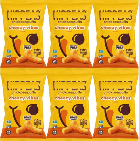 Chickpea Puffs Cheezy Vibes, 1.5 oz Bags, 6 Pack