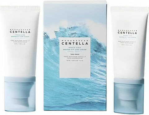 Centella Hyalu-Cica Water-Fit Sun Serum U.V Sunscreen S.P.F-50, 2 Pack - Personal Care