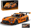 CaDA Master C64008W Mercedes-AMG GT3 Building Set,1:8 Scale – 5466 PCS Officially Licensed Supercar Model, Large Race Car Building Blocks Kit for Adults & Teens