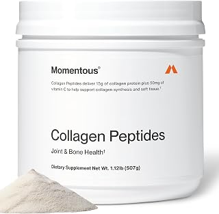Momentous Grass-Fed Collagen Peptides Powder, Fortigel & Vitamin C