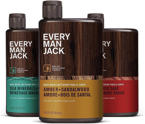 Every Man Jack Body Bar Soap for Men, Cedar Red Sage, 5oz - Personal Care