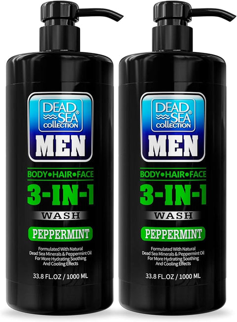 One Bar Charcoal Soap for Men - 3 in 1 Shampoo, Body Wash & Shave - Personal Care