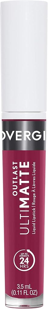 COVERGIRL Outlast Ultimatte One Step Liquid Lip Color, No Wine-ing, No Wine-Ing, 0.12 Fl Ounce