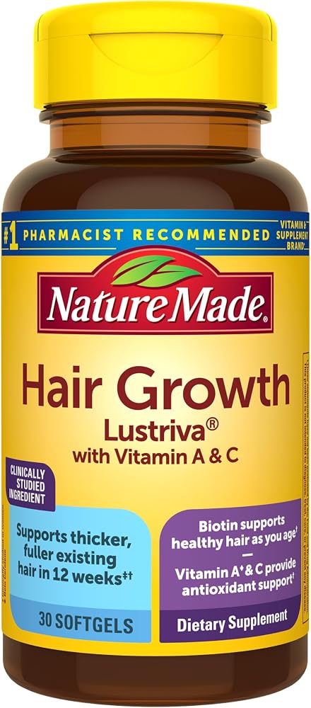 Nature Made Hair Growth Softgels, 30 Softgels - Personal Care