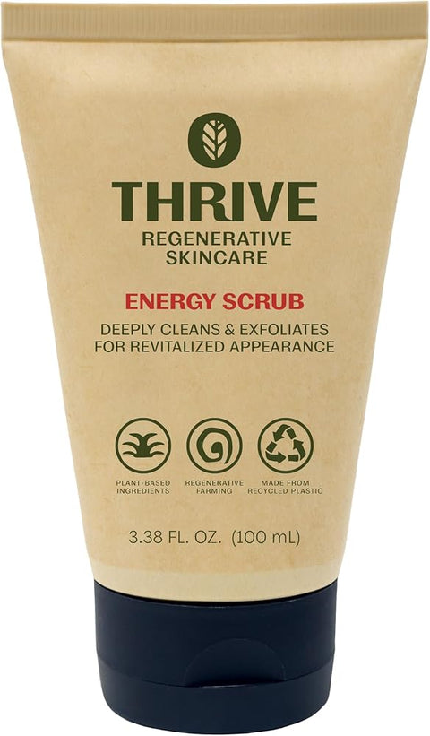 Thrive Natural Care Face Wash - Hydrating Daily Facial Cleanser - Gently Cleanses Face Without Over Drying - Vegan, Oil Free - Personal Care