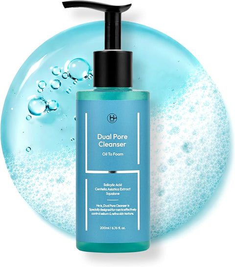 Dual Pore Cleanser, Blackhead Face Wash for Men, 6.76 fl oz - Personal Care