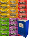 Big TOP DEALS USA Now and Later Assorted Candy, 24 Pack, 6 Assorted Fruit Flavors, Variety Pack, 0.93 oz Individually Wrapped Soft Chew Fruit Taffy, Retro 90s Candy, with Gift Bag, Retro Candy