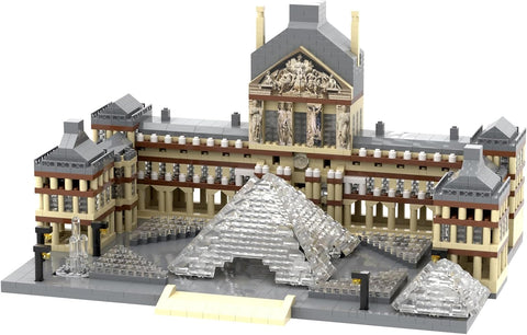 dOvOb Micro Mini Blocks Louvre Architecture Building Set for Adults