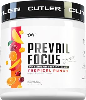 Cutler Nutrition Prevail Nootropic Pre-Workout Powder for Energy and Focus