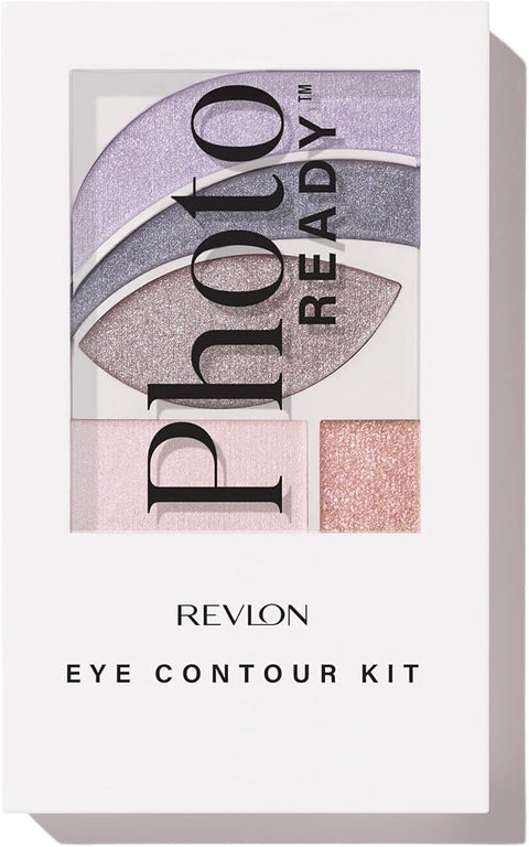REVLON PhotoReady Eye Contour Kit Purple Palette, 520 Watercolors, 0.1 oz