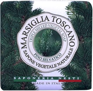 Saponeria Nesti Firenze: Marsiglia Toscano"Pino Selvatico" Triple Milled Vegetal Soap, Wild Pine, 200g/7oz - Personal Care