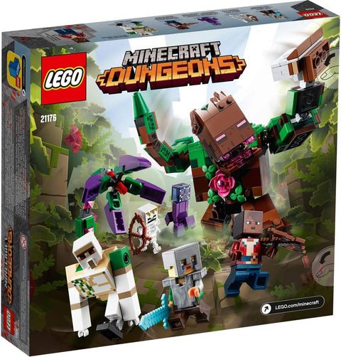 LEGO Minecraft The Jungle Abomination 21176 Building Kit Playset; Fun Minecraft Dungeons Exploring Toy for Kids; New 2021 (489 Pieces)