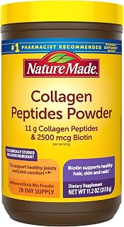 Nature Made Collagen Peptides Powder, Type 1 and 3, 11.2 oz