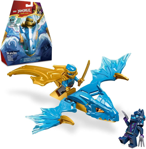 LEGO NINJAGO NYA’s Rising Dragon Strike Toy, Ninja Action Figure Playset with NYA Minifigure, Building Ninja Battle Set for Kids, Gift Idea for Boys and Girls Ages 6 Years Old and Up, 71802